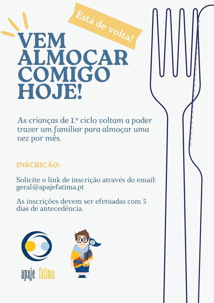 Projeto vem almoçar comigo